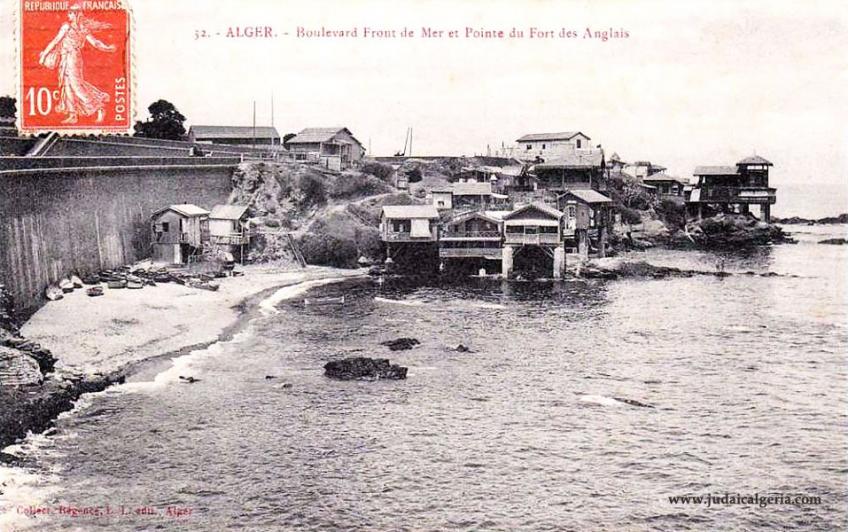 Alger boulevard du front de mer et fort des anglais