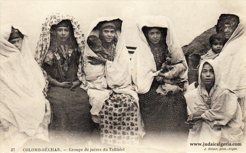 Colomb bechar groupe de femmes juives du tafilalet