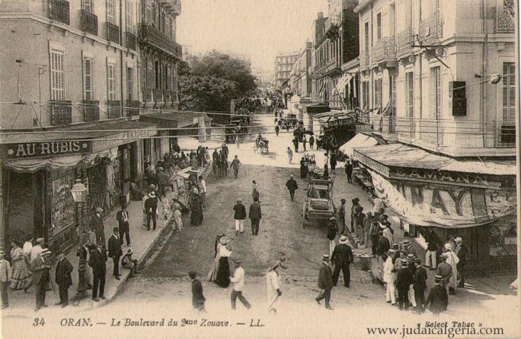 Oran le boulevard du 2eme zouave