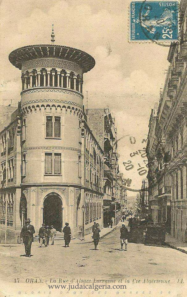 Oran rue alsace lorraine en 1920