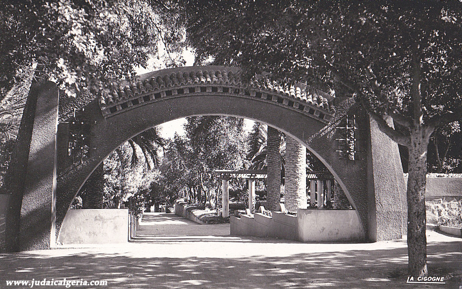 Ain temouchent entree du jardin public