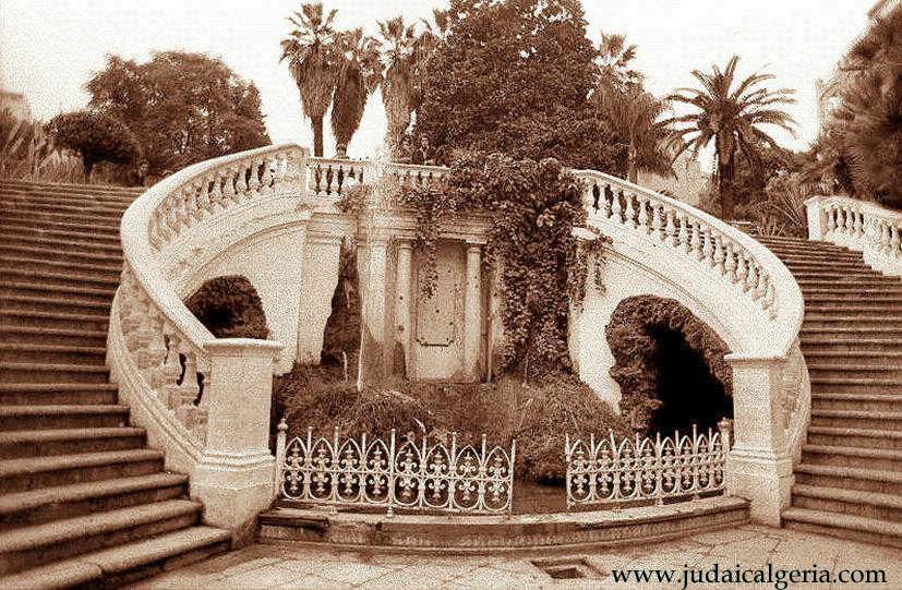 Alger escalier du parc de galland