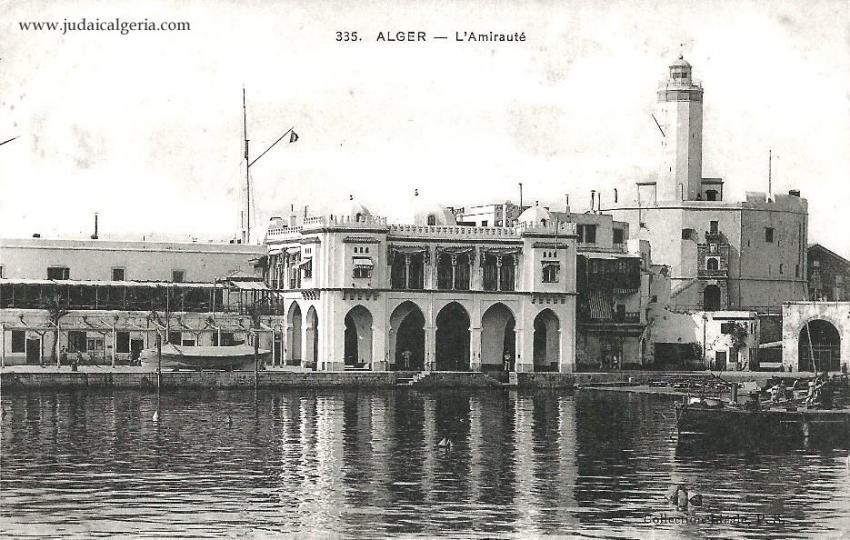 Alger l amiraute vue de la mer