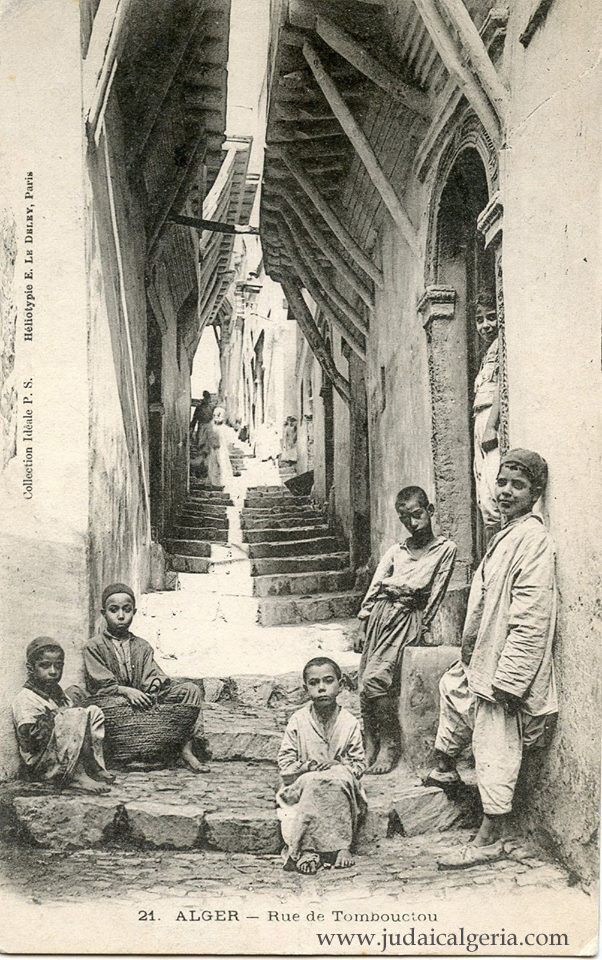 Alger la casbah rue de tombouctou