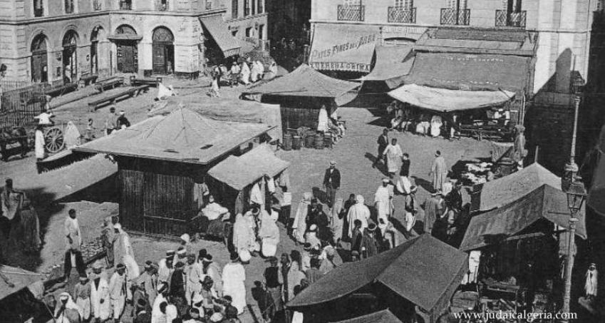 Alger le marche de la rue randon