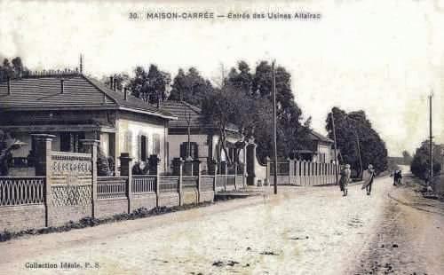 Alger maison carree entree des usines altairac