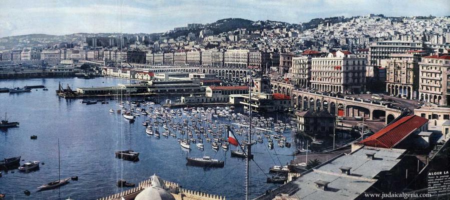 Alger vue generale du port 1962 copy
