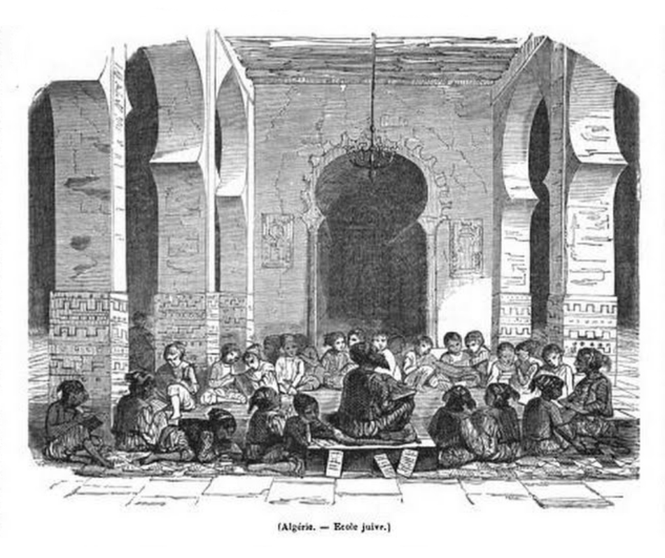 Algerie ecole juive 1845