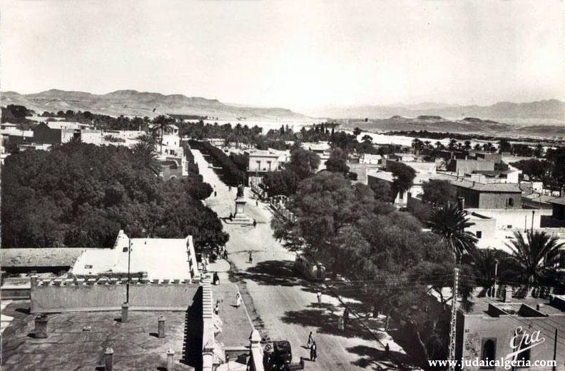 Biskra vue d ensemble et la grande avenue 1