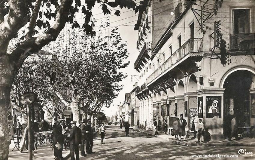 Blida rue d alger et l hotel d orient