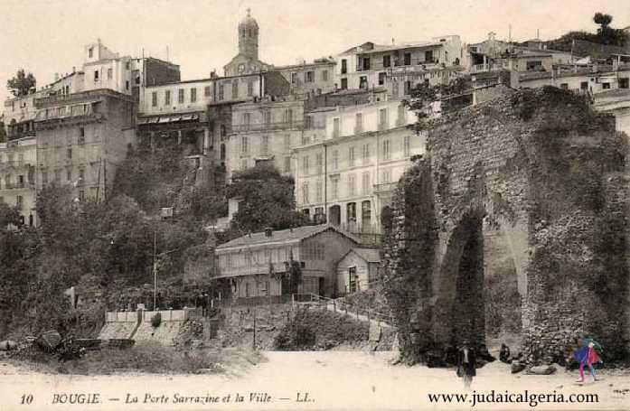 Bougie la porte sarrazine et la ville