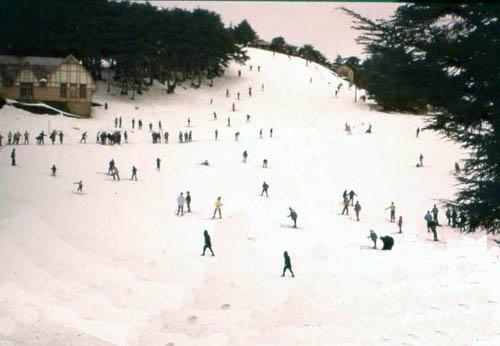 Chrea station de ski skieurs sur la piste