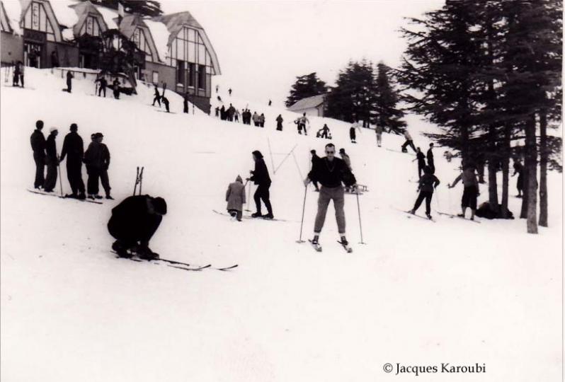 Chrea2 skieur sur la piste du ski clu