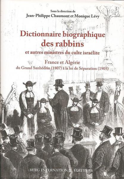 Dictionaire biographique des rabbins