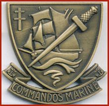 Insigne de beret de commando de marine