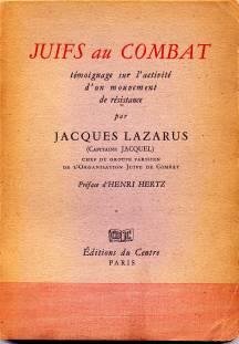 Juifs au combat jacques lazarus