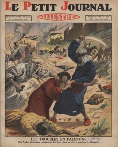 Le petit journal 1929 massacres jerusalem