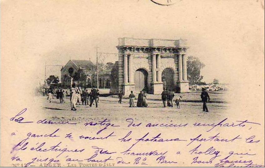 Les anciennes potrtes d isly et l erglise anglicane a kl emplacement de la grande poste