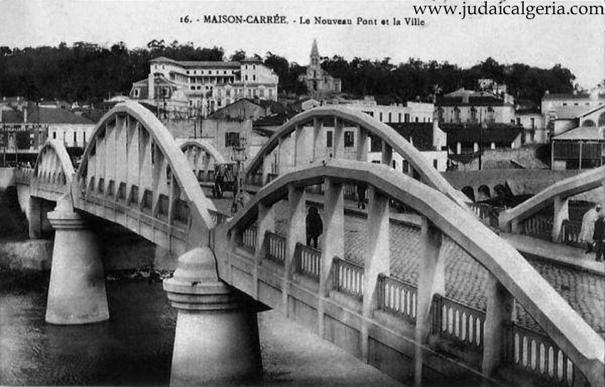 Maions carrees le nouveau pont et la ville