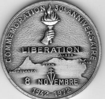 Medaille ciommeoration 30eme anniversaire