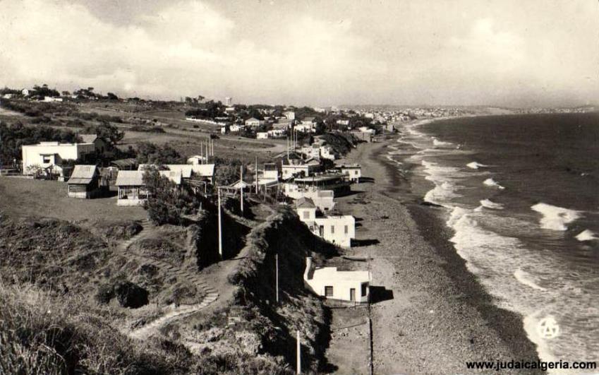 Oran plages de saint roch et de trouville 1961
