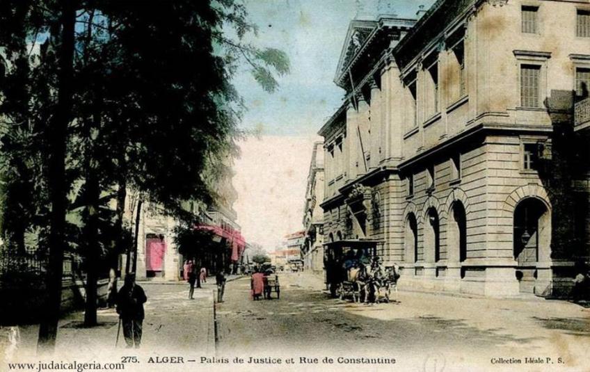 Palais de justice et rue de constantine