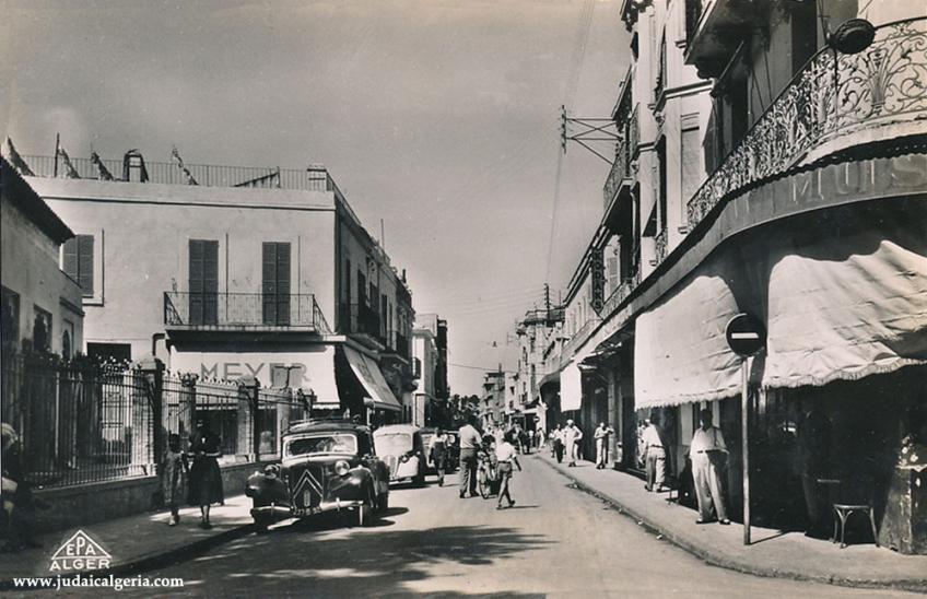 Tlemcen rue eugene etienne annee 1957